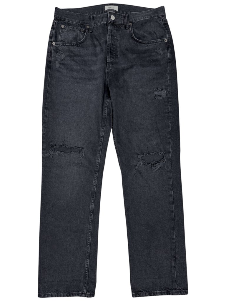 Nuuds Women's Euc The Straight Curvy Fit Button Fly Jeans | Size 28 — image 5 of 8